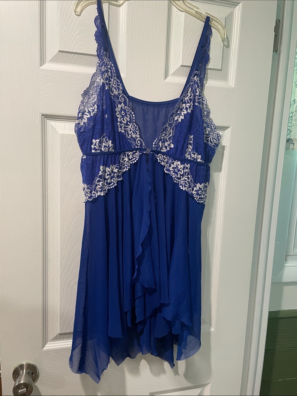 Royal Blue flowy nightgown
